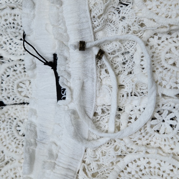 **HP** Nwt Gypsy 05 Sand Mantar Crochet Swim Cover Up Pants - Picture 10 of 14